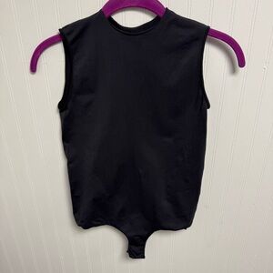 Skims Sleeveless Tank Top Bodysuit Onyx L/XL
